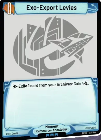 Exo-Export Levies