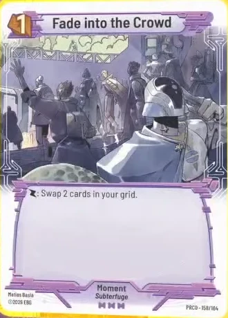 Fade into the Crowd